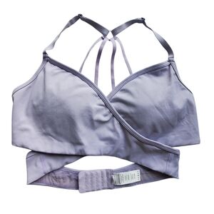 Alphalete Lavender Surface Wrap Bra Size L